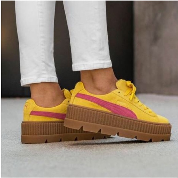 puma creepers yellow